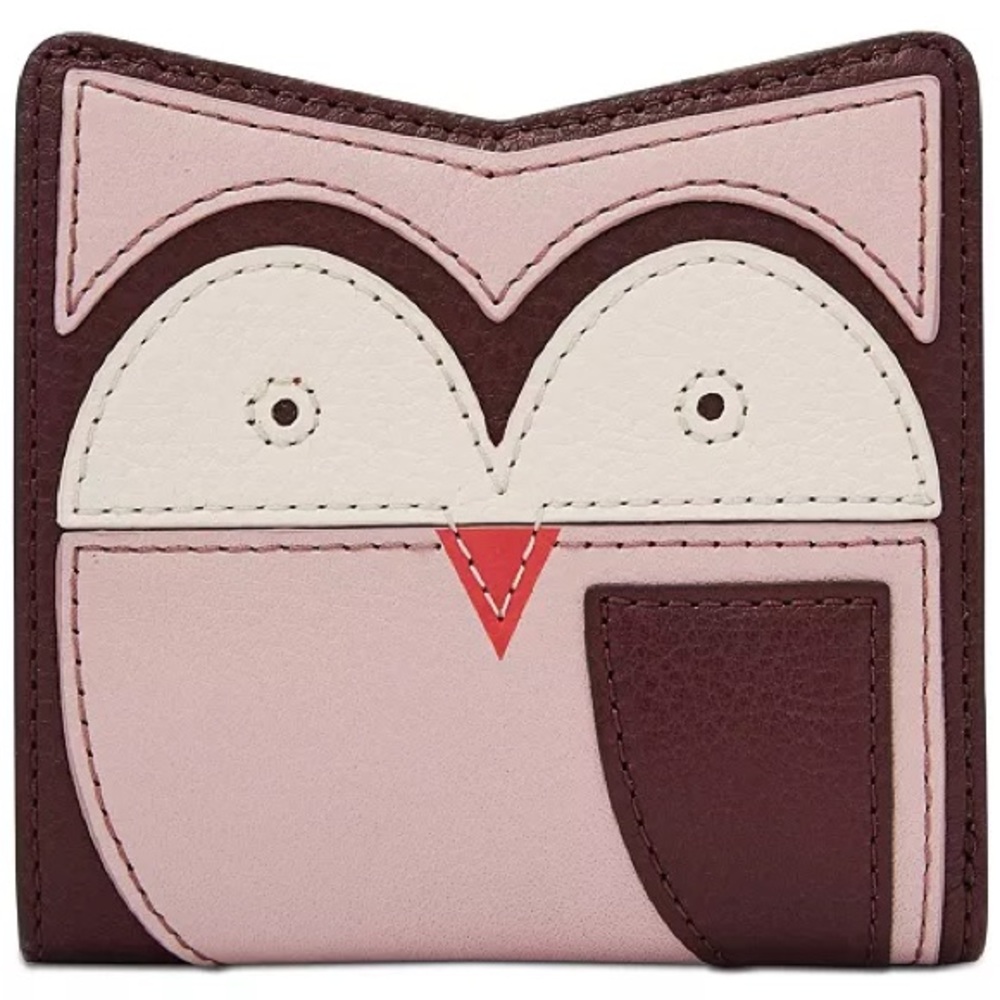 Fossil RFID Mini Leather Owl Wallet Brand New With Tags